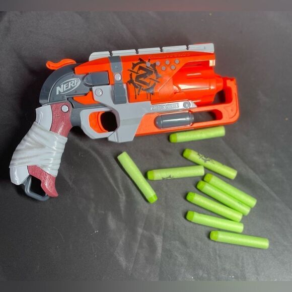 NERF Zombie Strike Hammershot Blaster Tested Prior to Listing EPC Includes 10 D - Picture 6 of 6